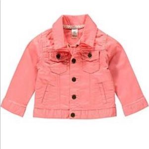 Carters pink denim jacket